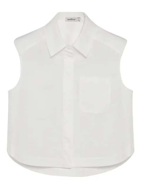 Simkhai Winslow sleeveless collared shirt