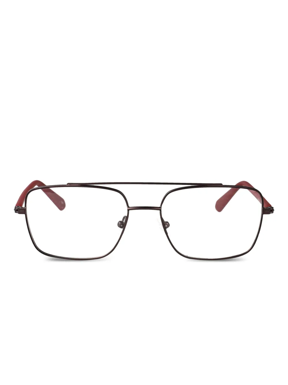 Calvin Klein Jeans rectangle-frame glasses | Red | Image 1