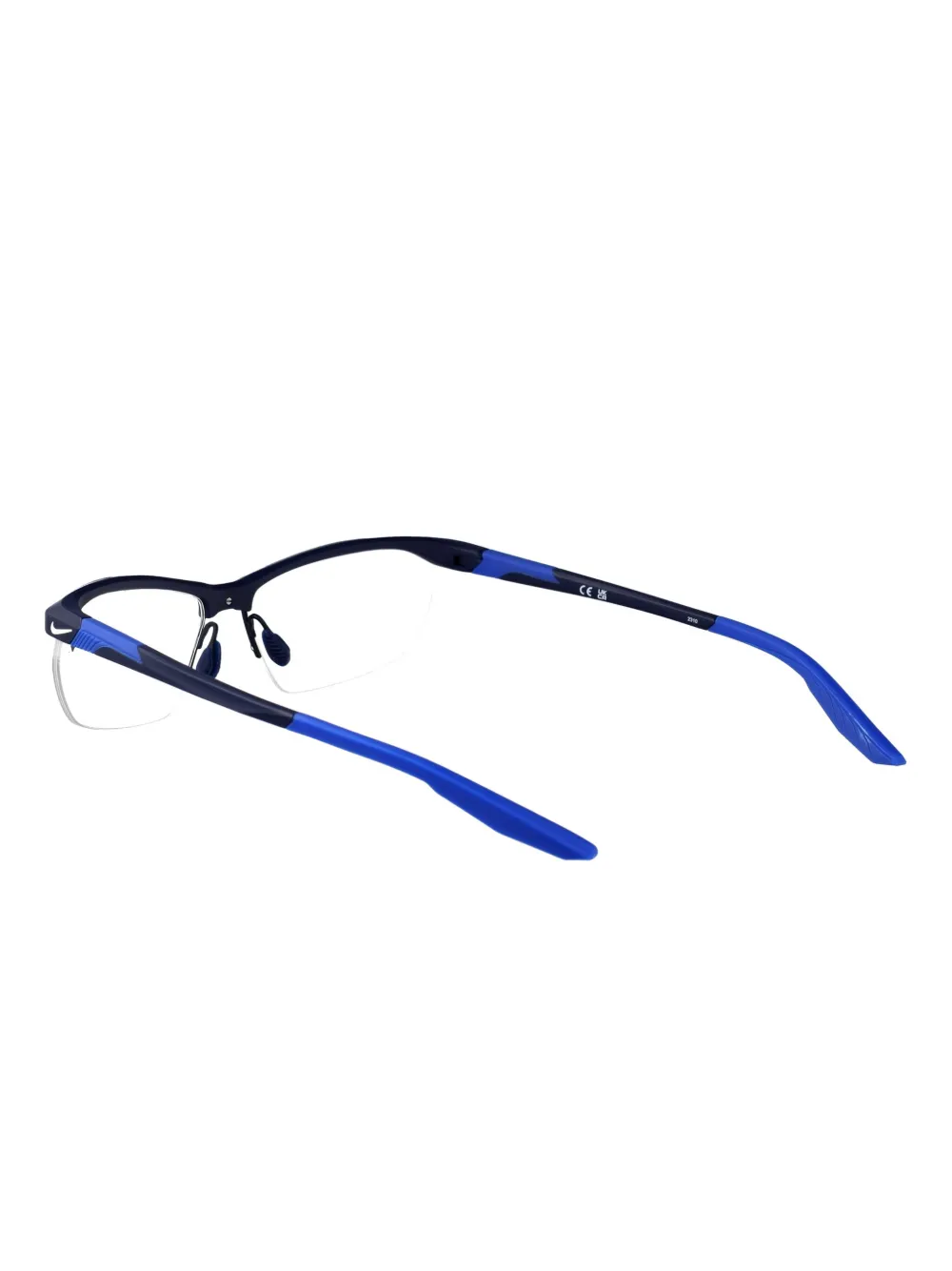 Nike 7401 bril met schild montuur Blauw