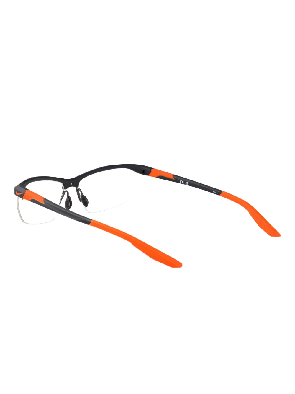 Nike 7401 bril met schild montuur Zwart