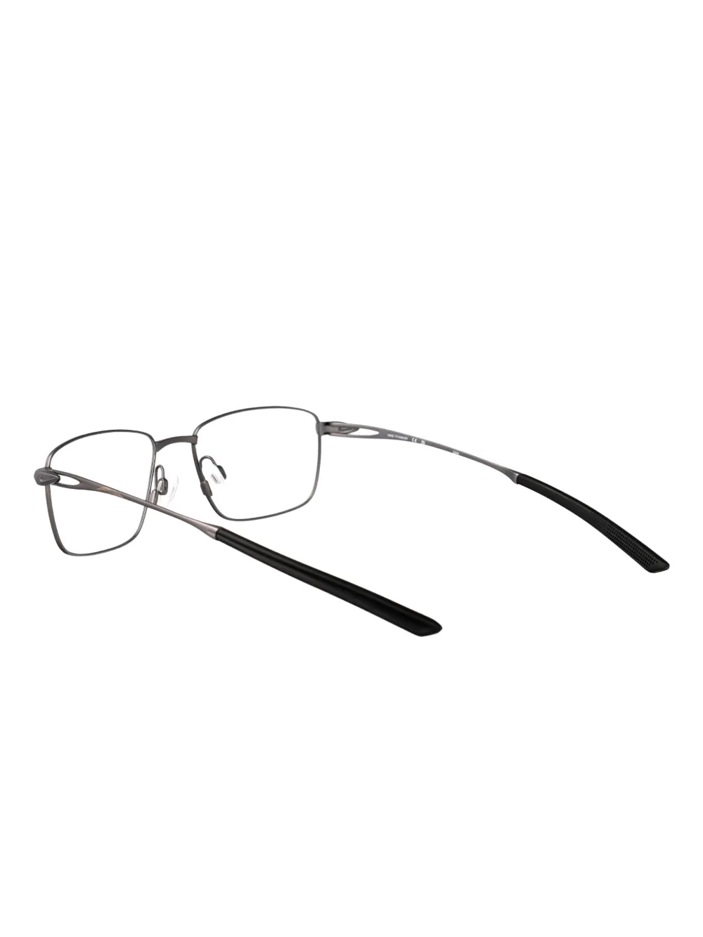 Nike 6046 bril met rechthoekig montuur Zilver