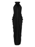 OUDE WAAG halterneck maxi dress - Black
