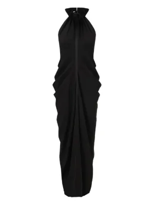 maxi dress with tie front Celine Floral Tie Strap Bustier Maxi Dress