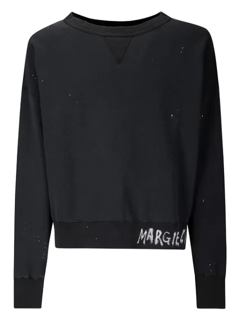 Maison Margiela cotton logo-print sweatshirt