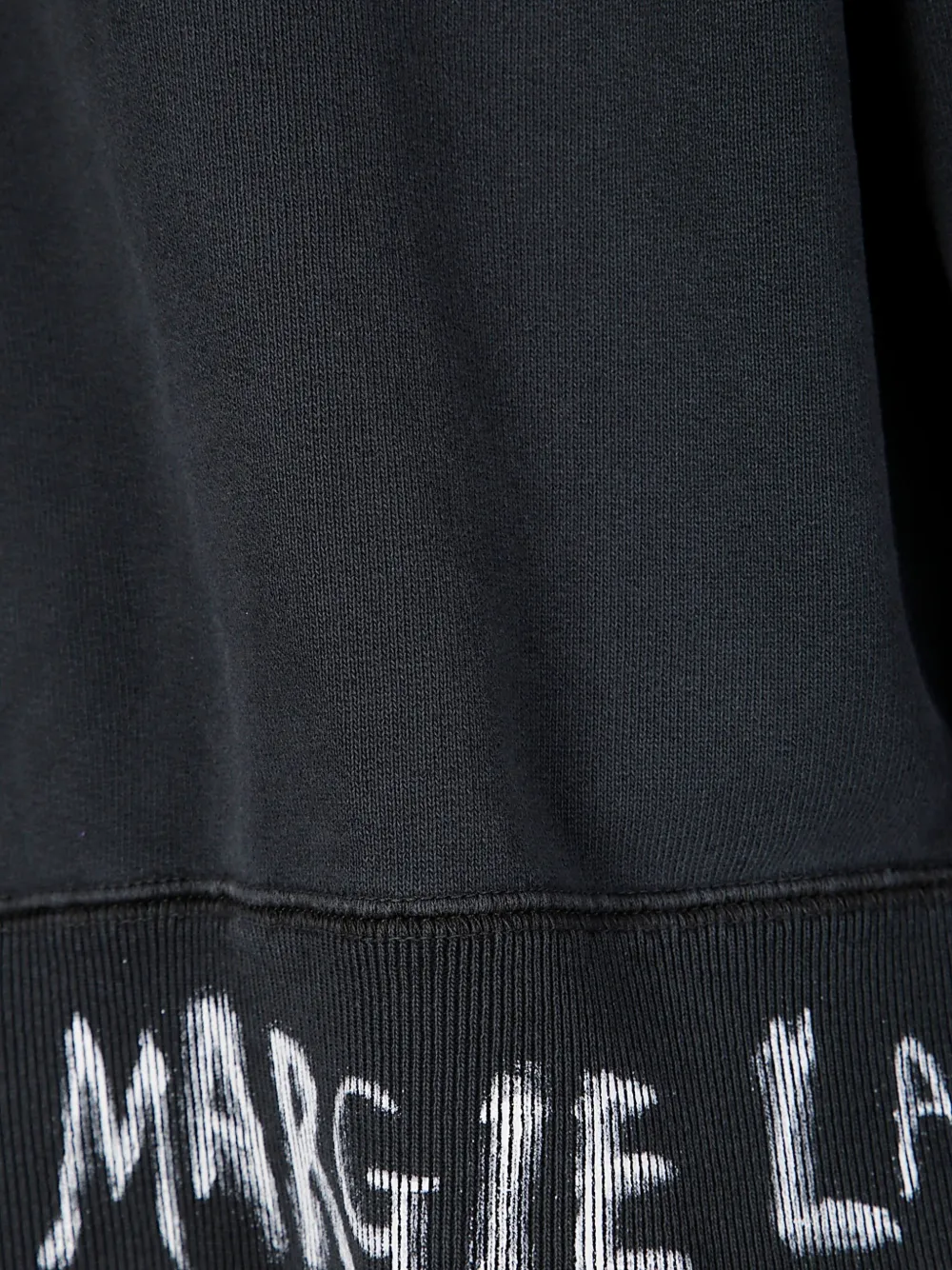 Maison Margiela Sweater met logoprint Zwart