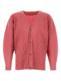 Homme Plissé Issey Miyake Monthly Color April cardigan - Red