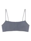 MC2 Saint Barth Sadie lurex bralette bikini top - Blue