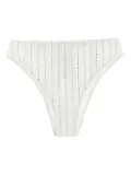 MC2 Saint Barth Sibilla striped bikini bottoms - White