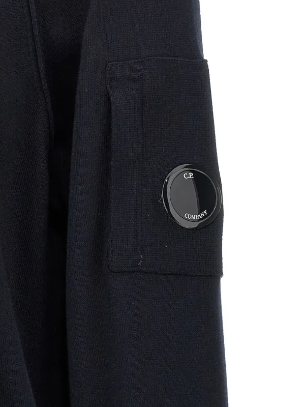 C.P. Company Sea Island Hoodie | Blue | FARFETCH CA
