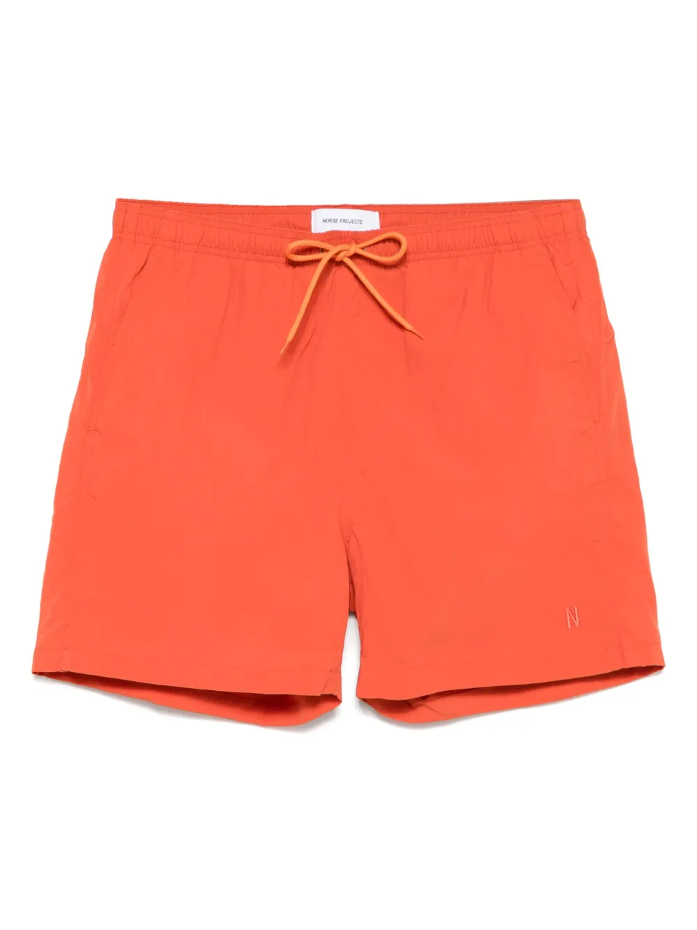 Norse Projects Hauge recycled swim shorts | Orange | Image 1