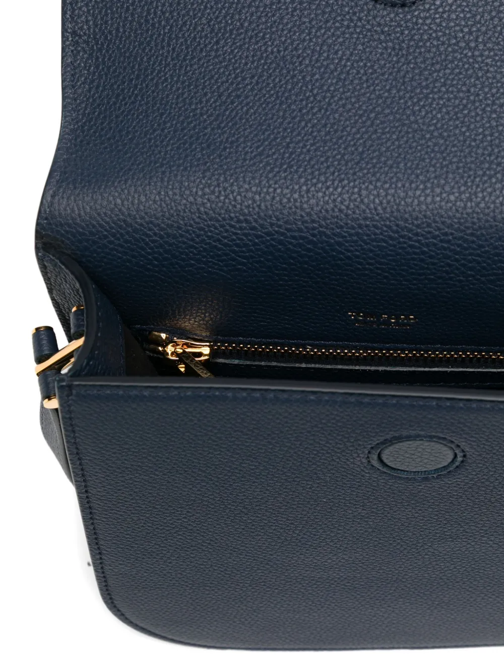 TOM FORD Tara T-bar leren mini-schoudertas Blauw