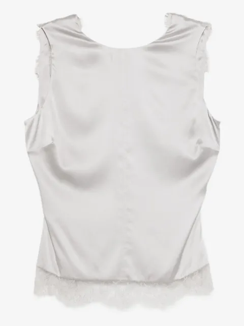 TOM FORD lace-trimmed sleeveless top