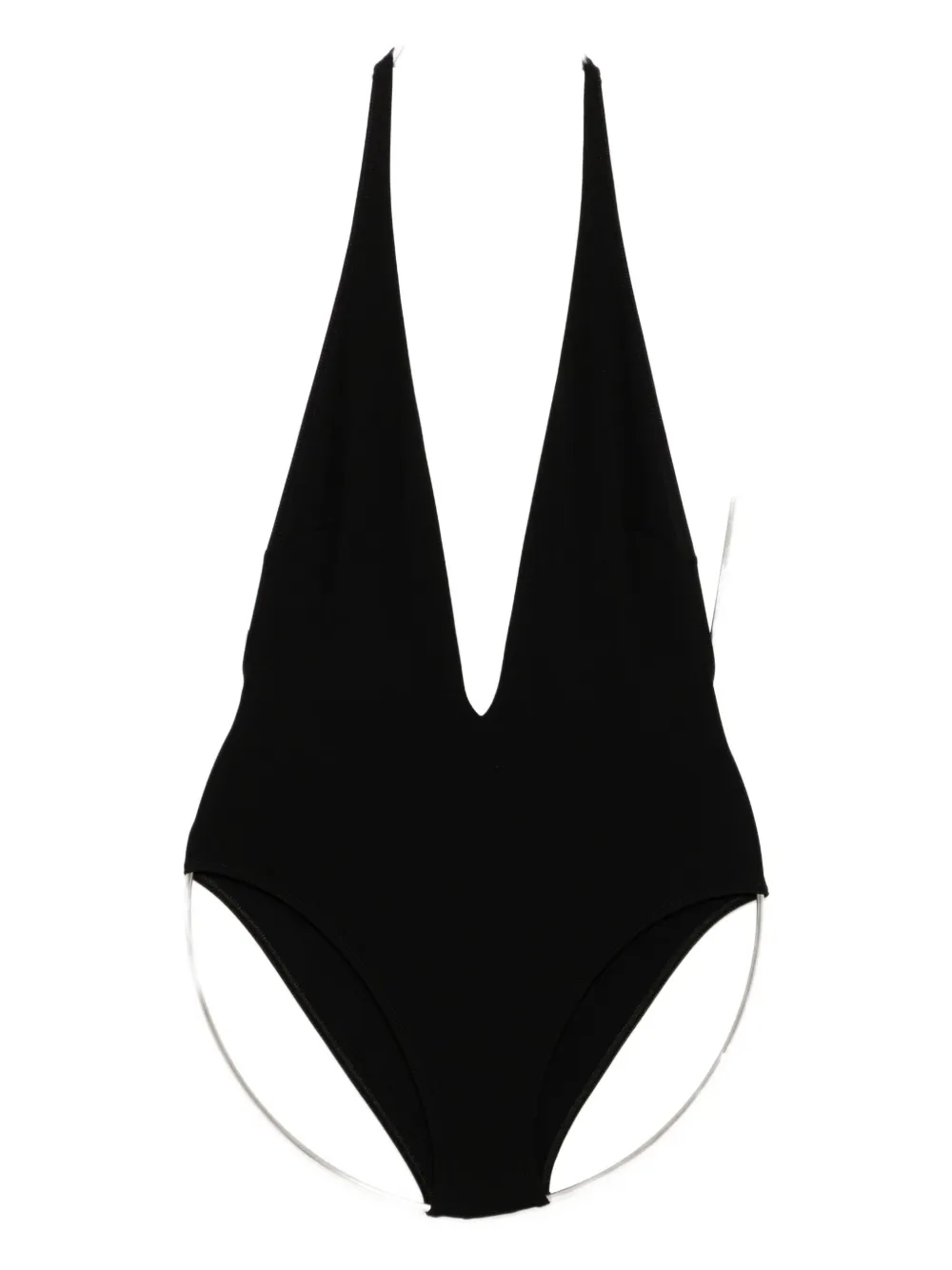 TOM FORD plunging haler one-piece swimsuit - Nero