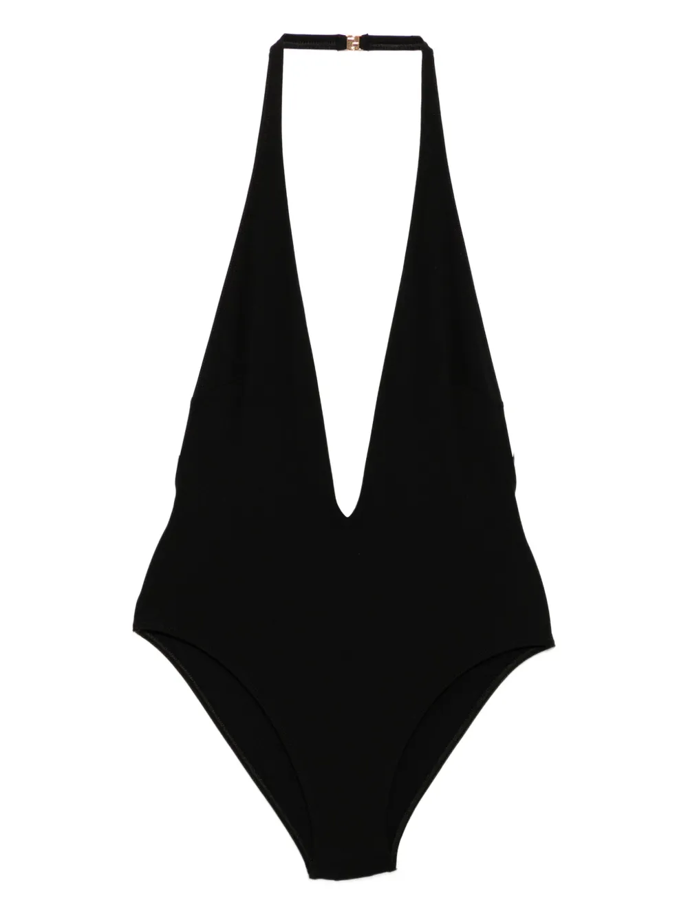 TOM FORD Badpak met watervalhals Zwart
