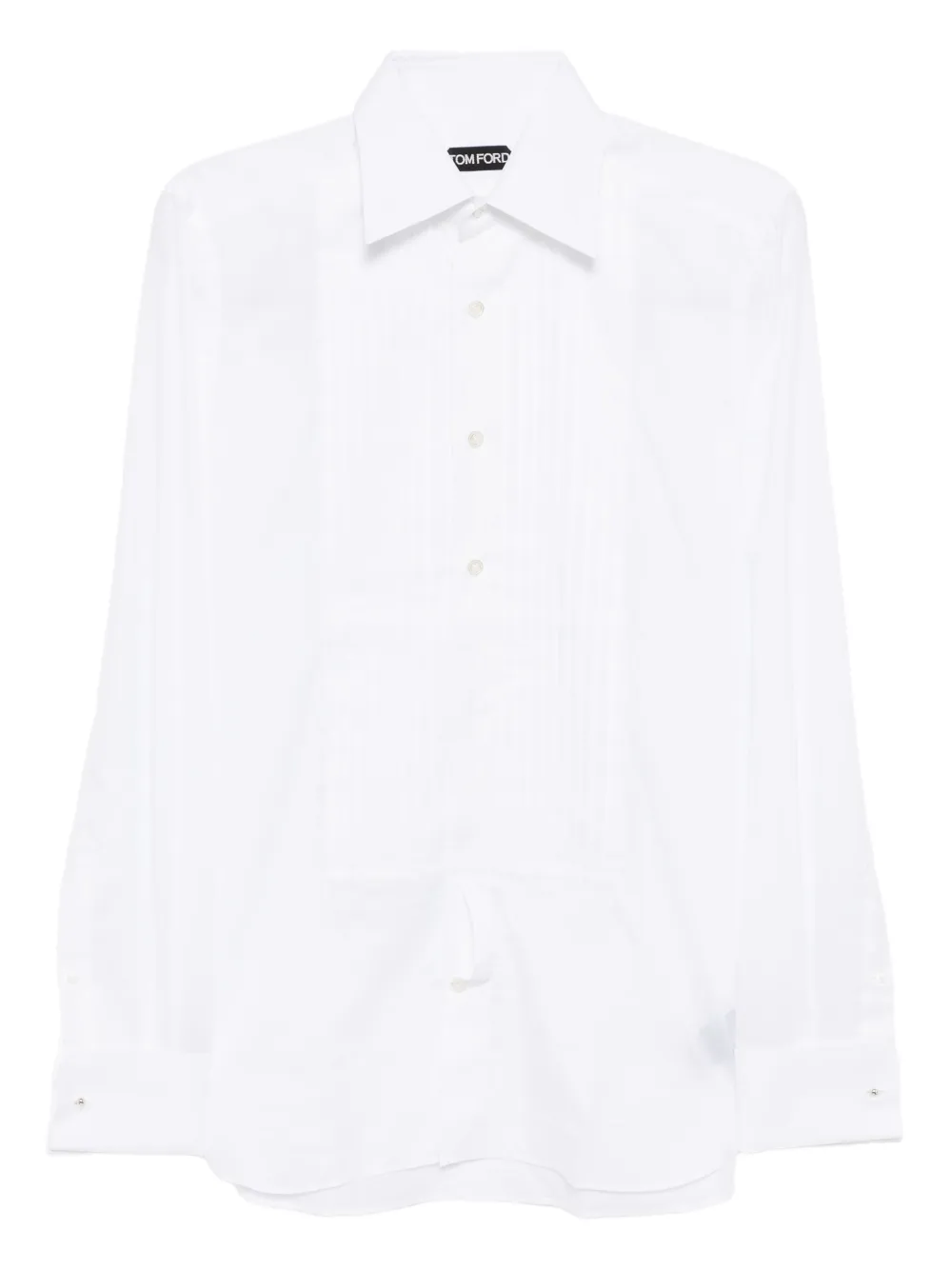 TOM FORD Cocktail voile overhemd Wit