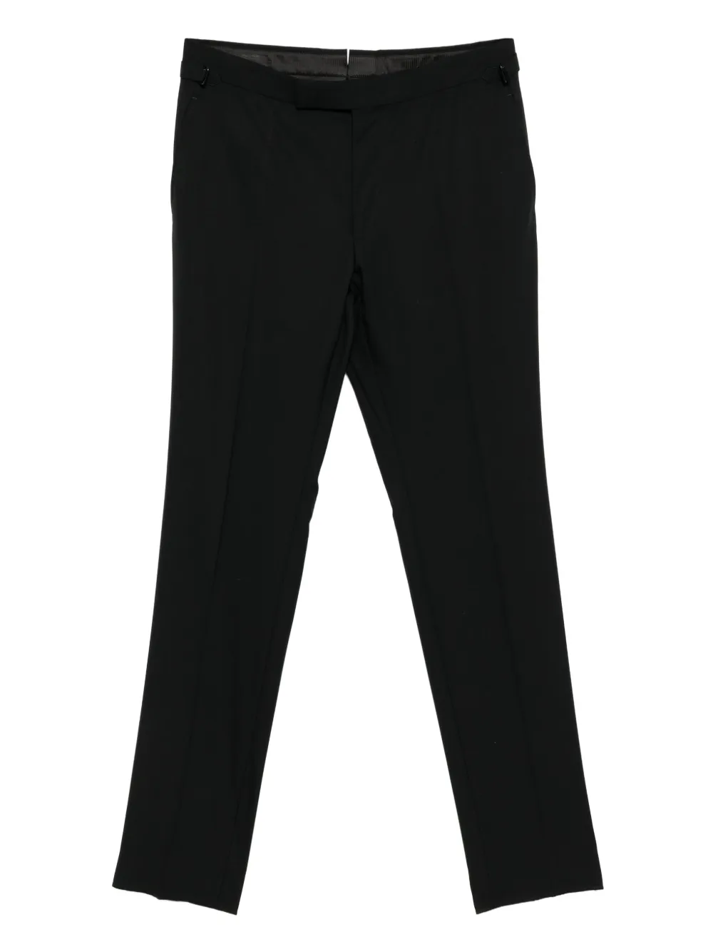 TOM FORD Fluid twill broek Zwart
