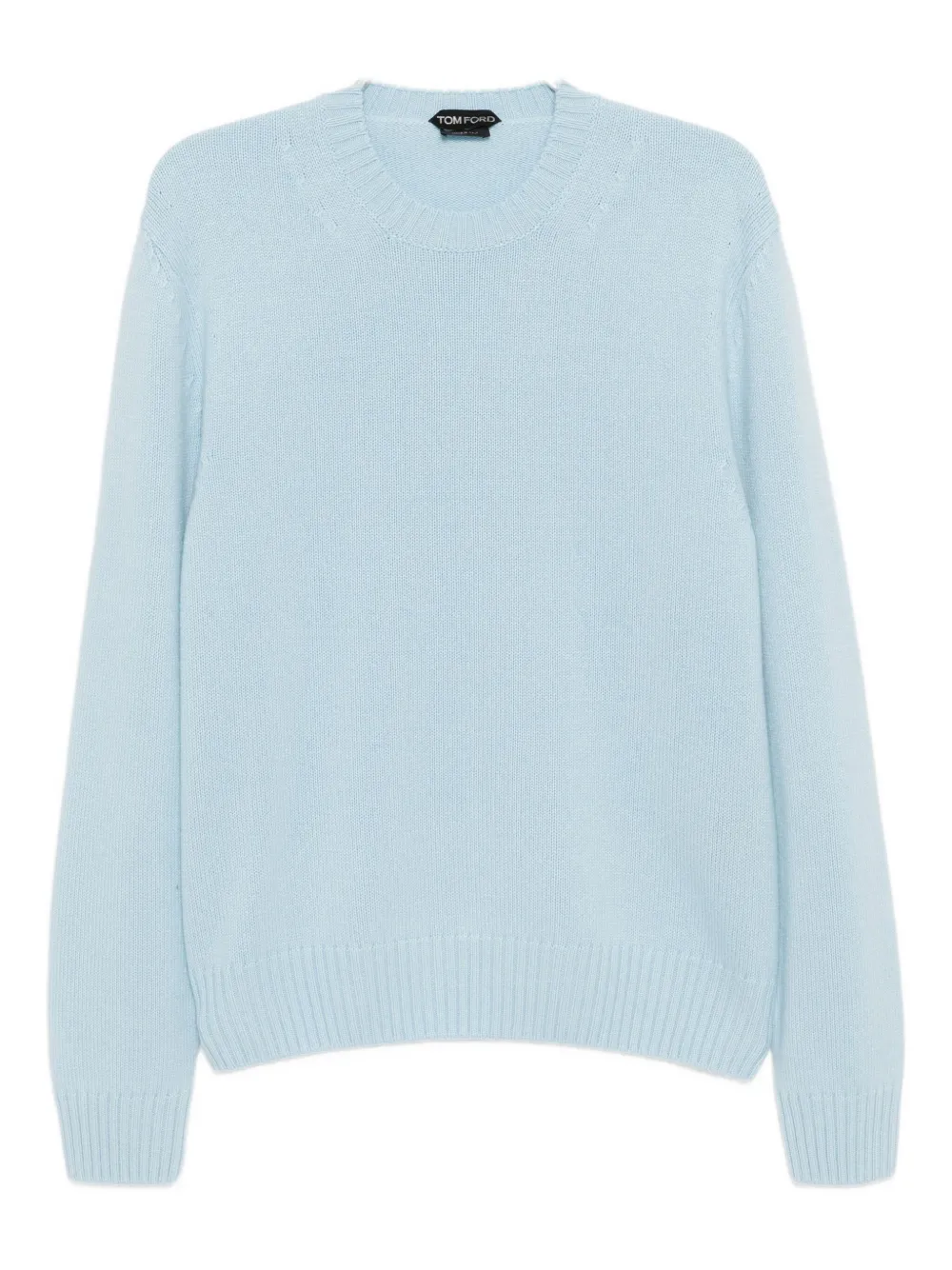 TOM FORD Kajsmier trui met ronde hals Blauw