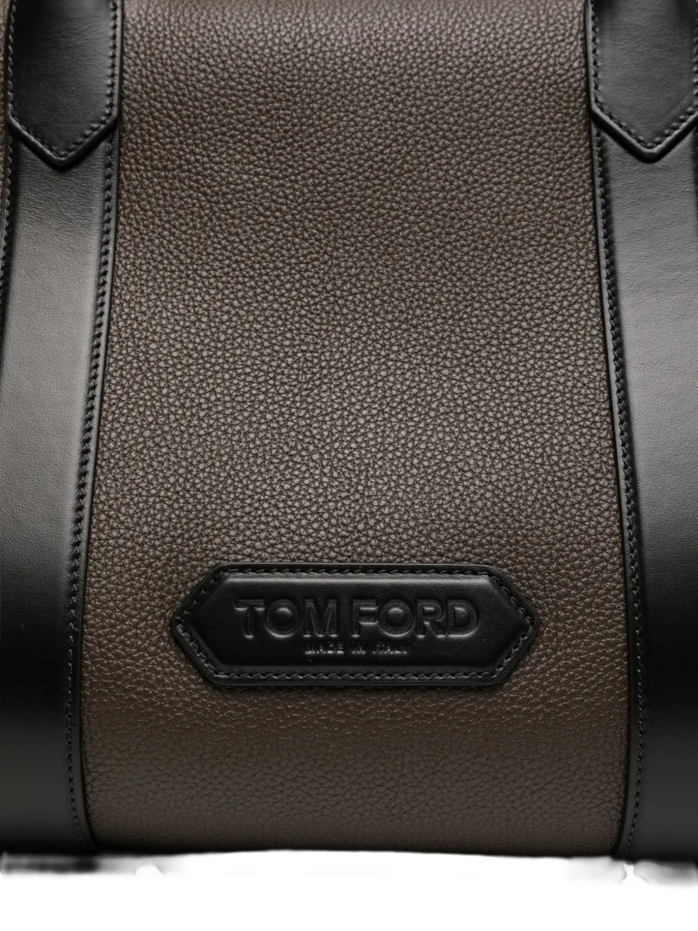 TOM FORD Medium leren duffeltas Bruin