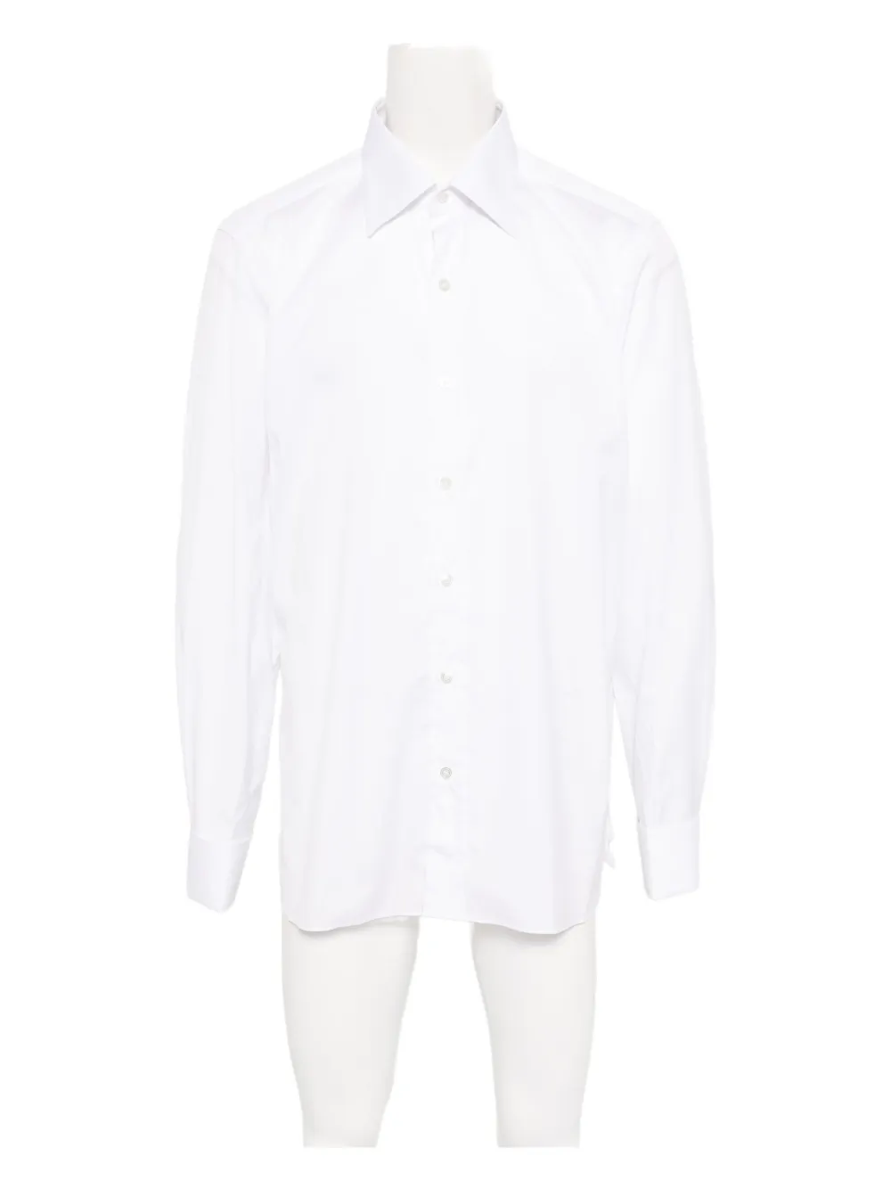 TOM FORD Popeline overhemd Wit