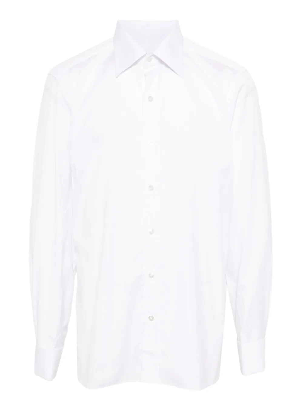 TOM FORD Popeline overhemd Wit