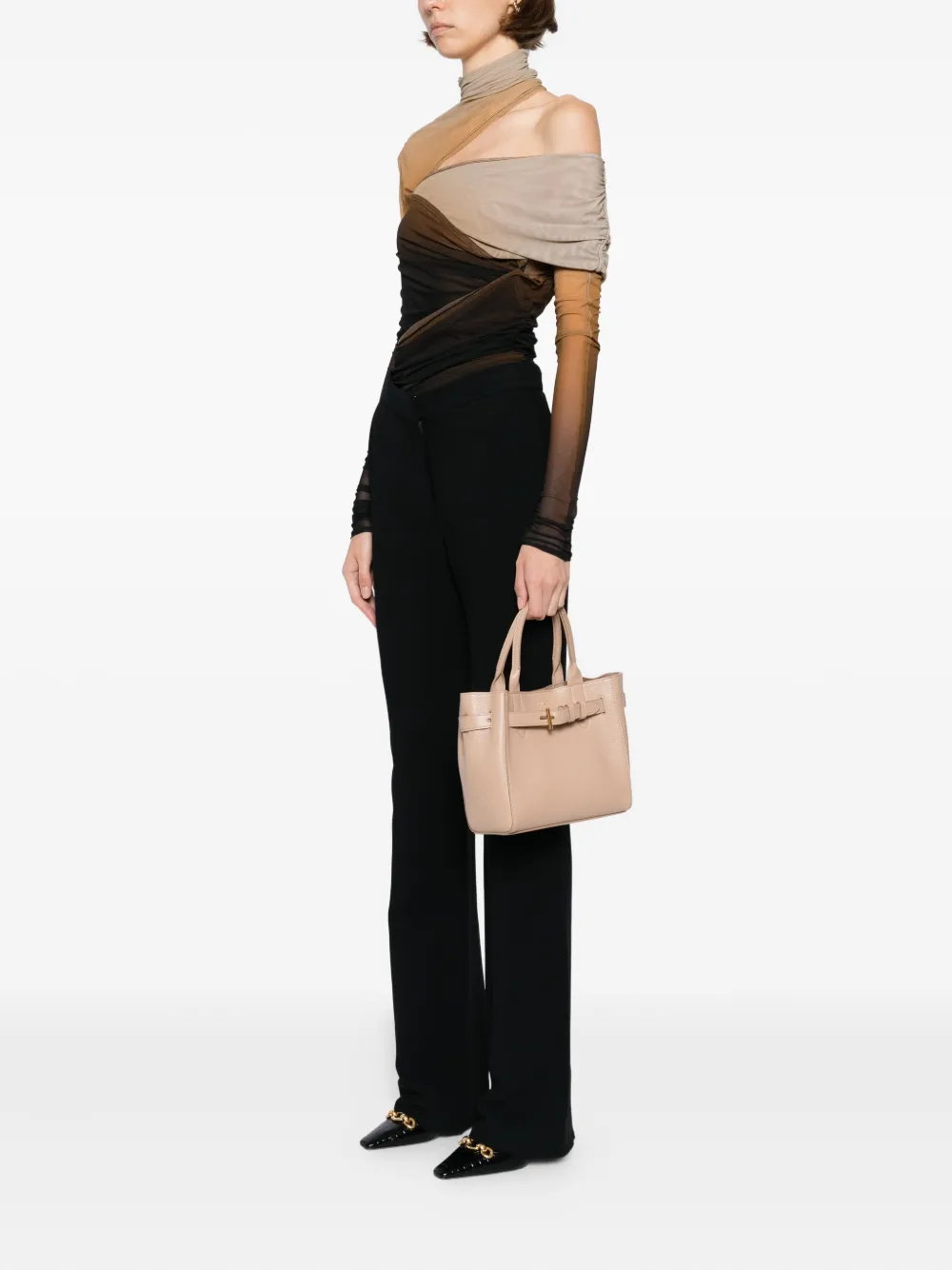 Tom Ford Audrey Tote Bag In Neutral