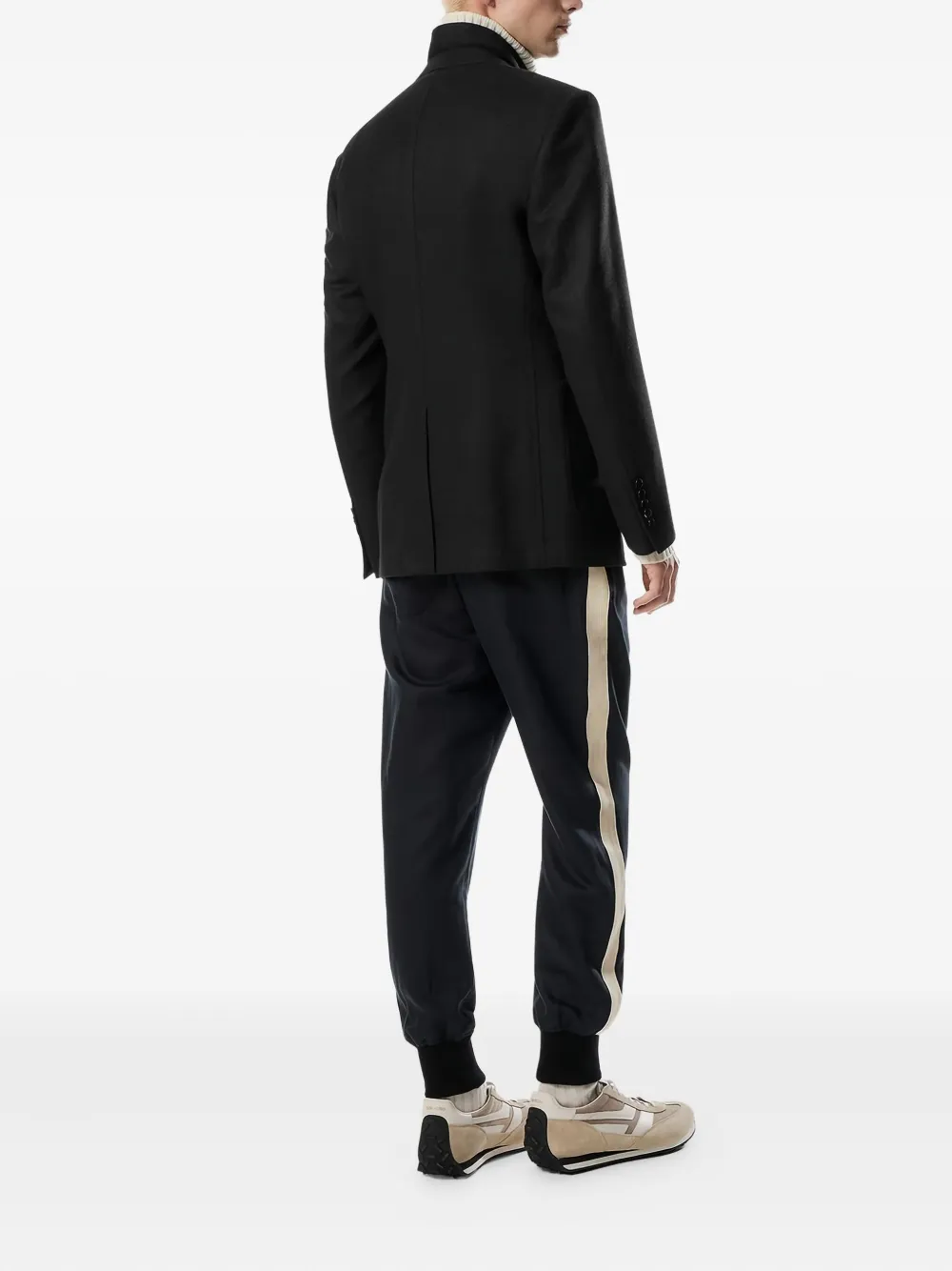 Tom Ford Single-breasted Blazer In Black