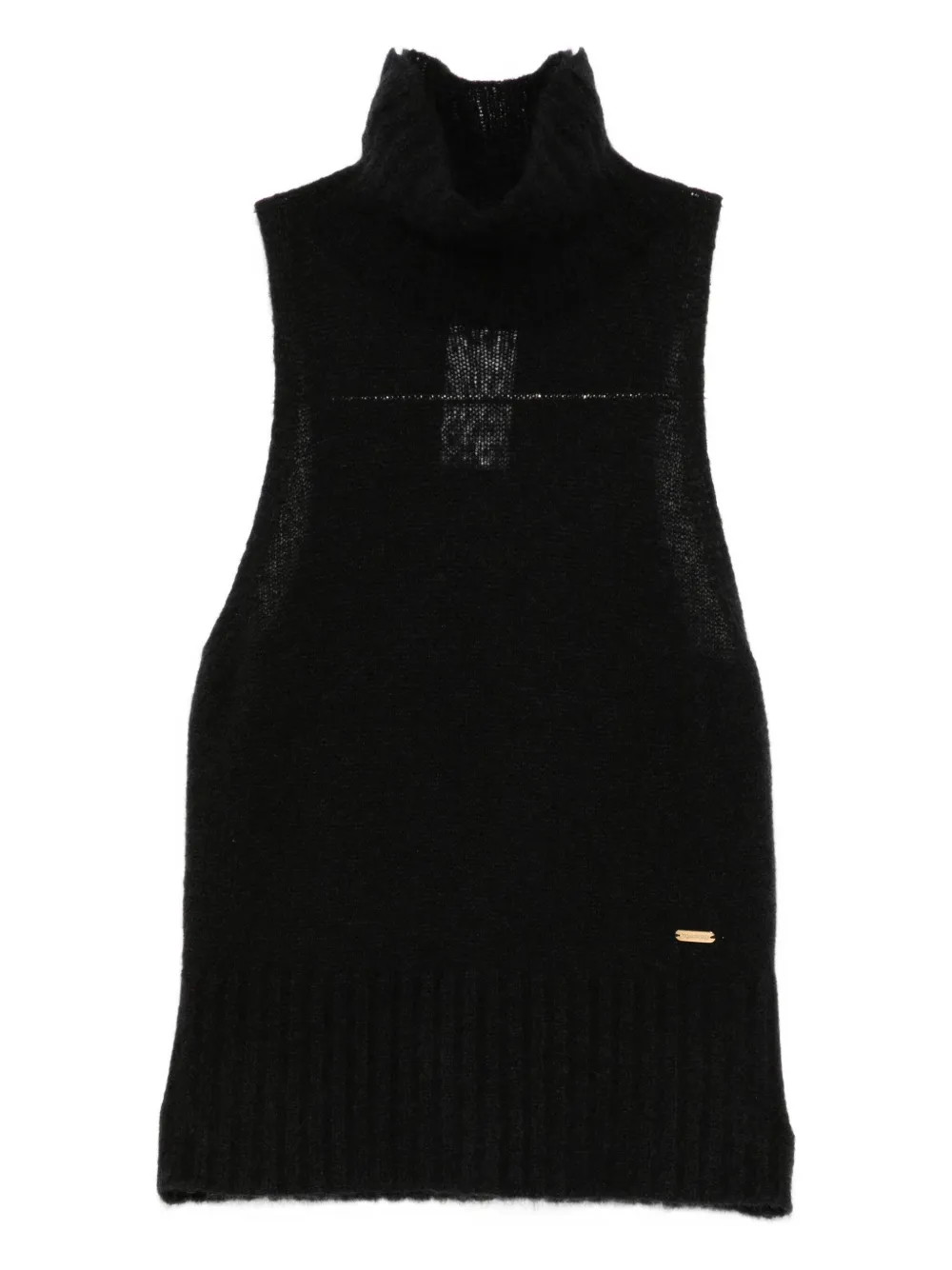 TOM FORD Canotta con placca logo - Nero