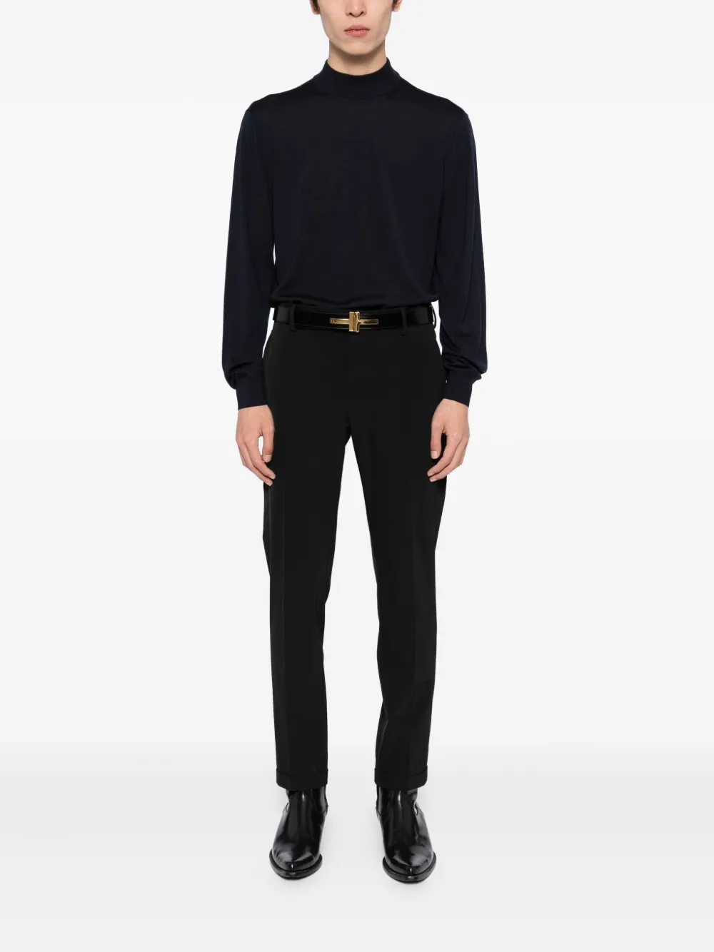 TOM FORD Wollen sweater Blauw