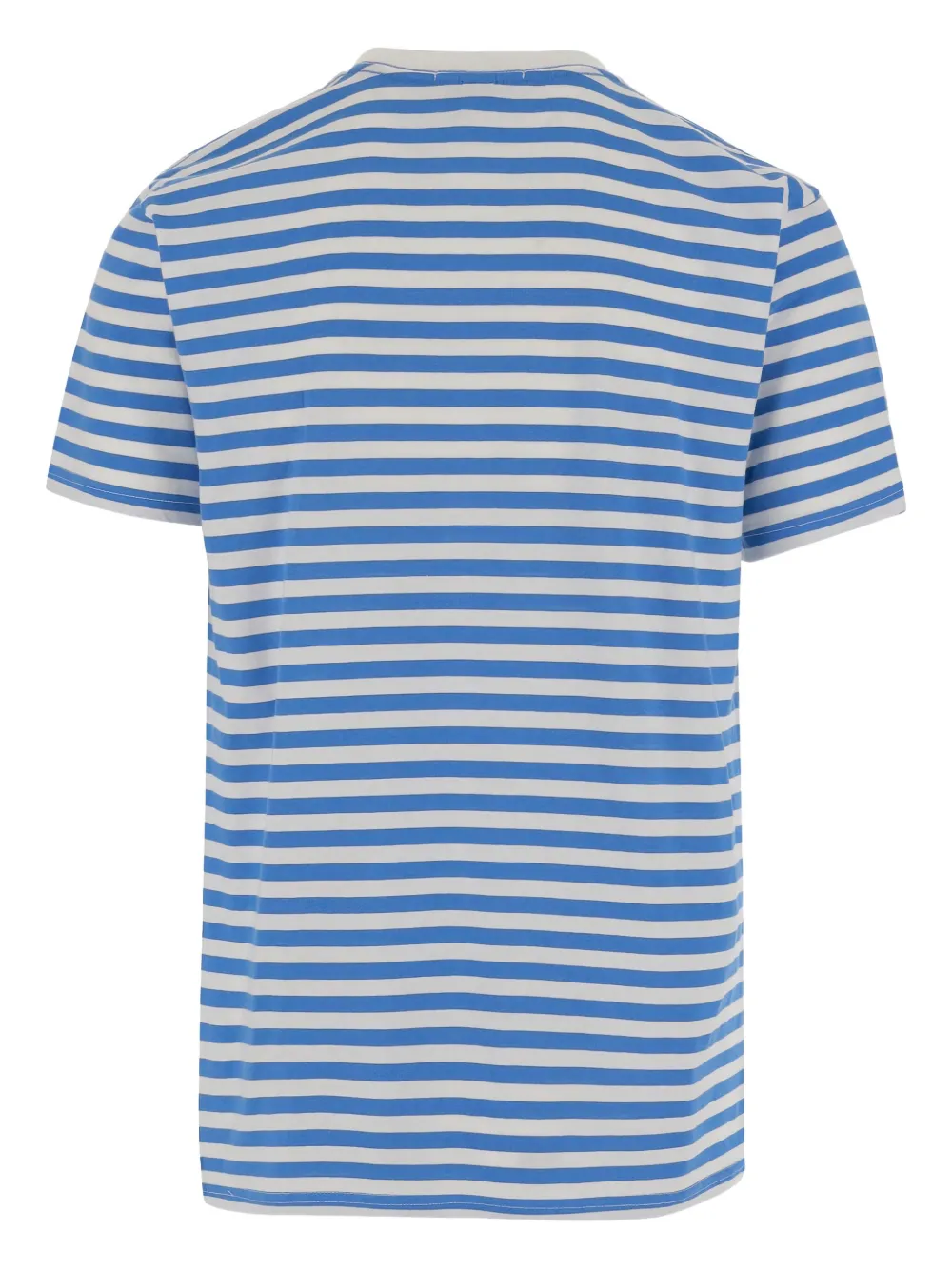 Black Score striped T-shirt - Blauw