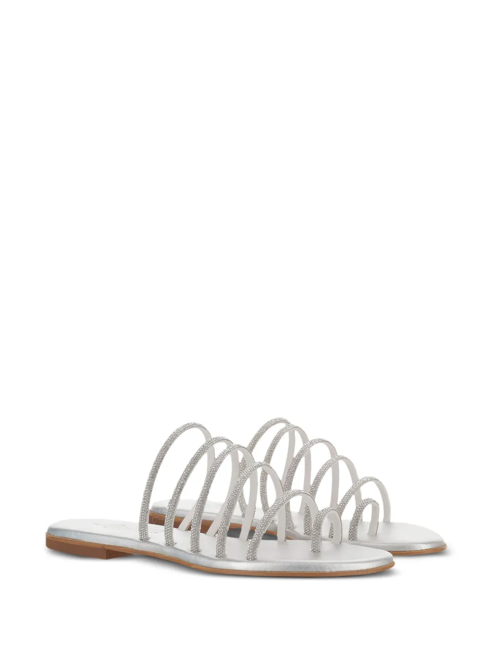 Kimaï rhinestone-embellished sandals Grey