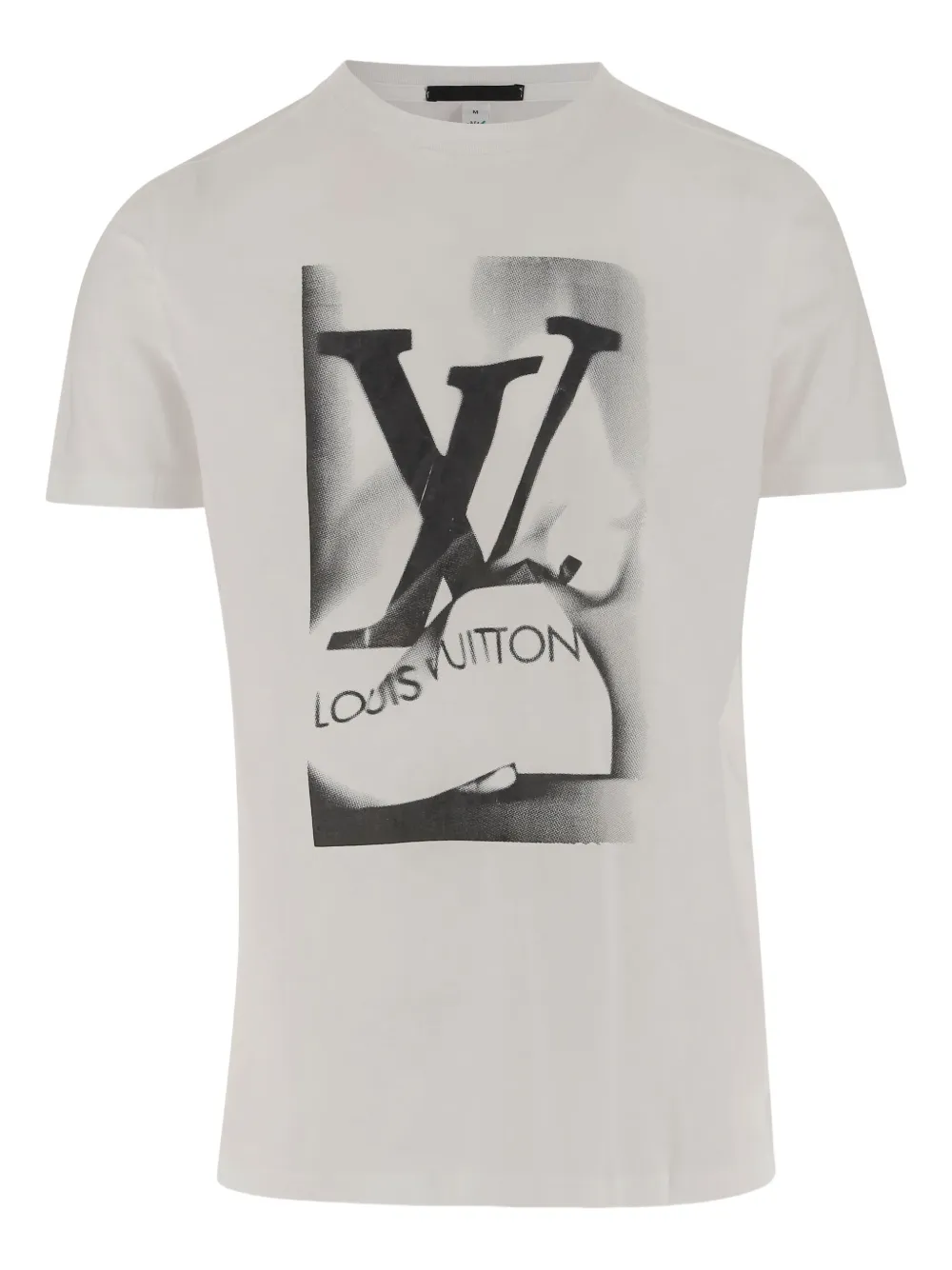 Black Score T-shirt met grafische print Wit