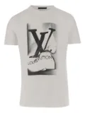 Black Score graphic-print T-shirt - White