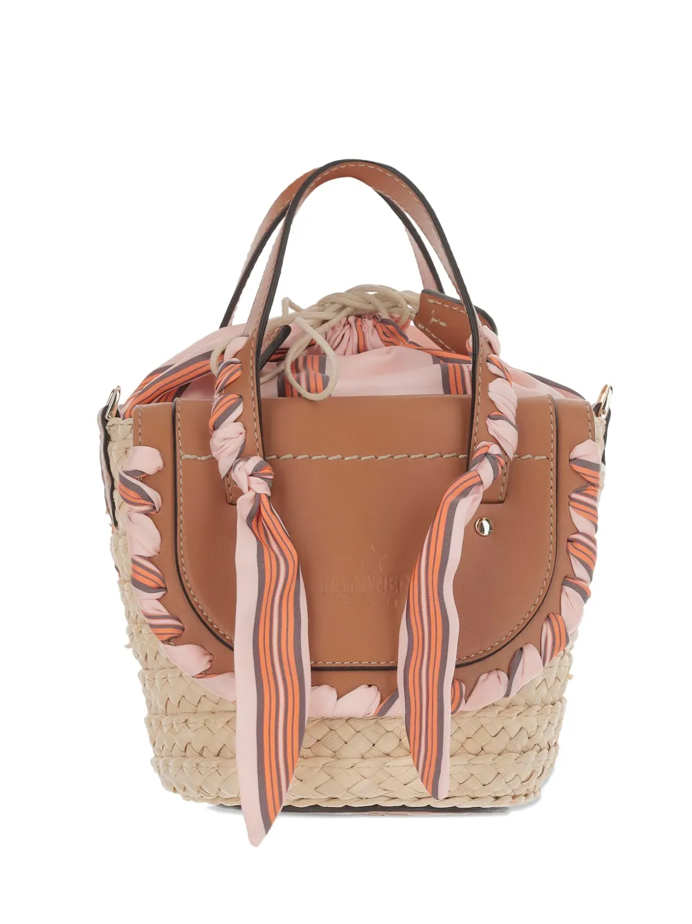 CUBA LAB tote de rafia | marrón | Image 1