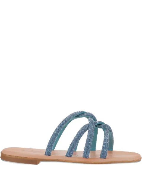 KIMA rhinestone-embellished sandals