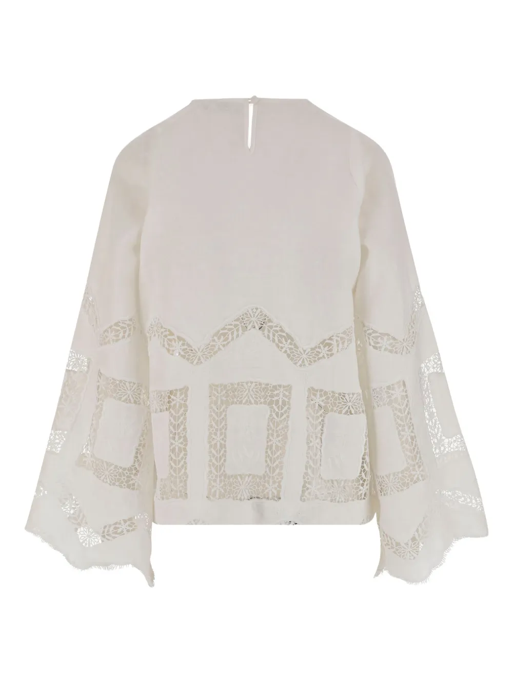 LUG VON SIGA linen blouse - Wit