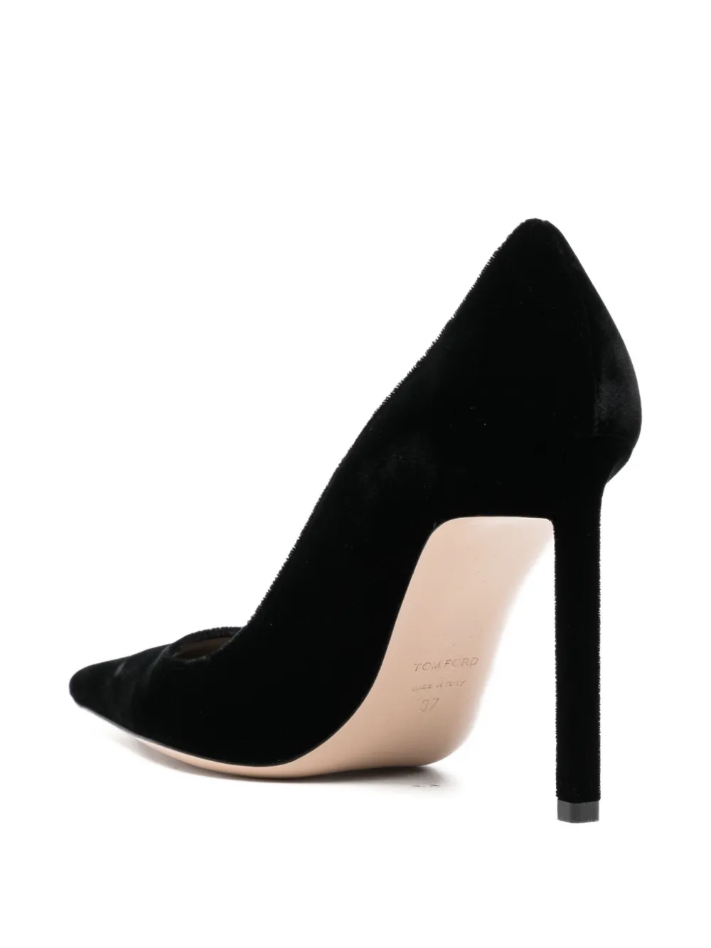 TOM FORD 85mm suede pumps Black
