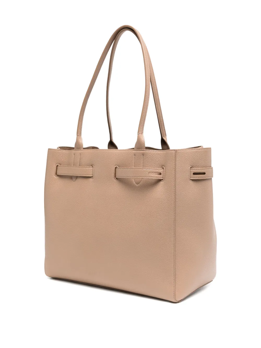 TOM FORD Audrey leren shopper met gespsluiting Beige