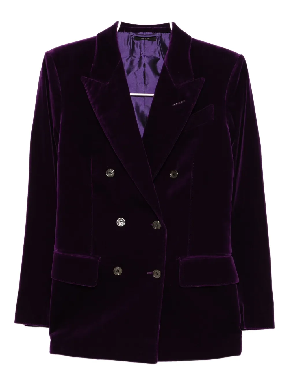 TOM FORD double-breasted blazer | Purple | Image 1