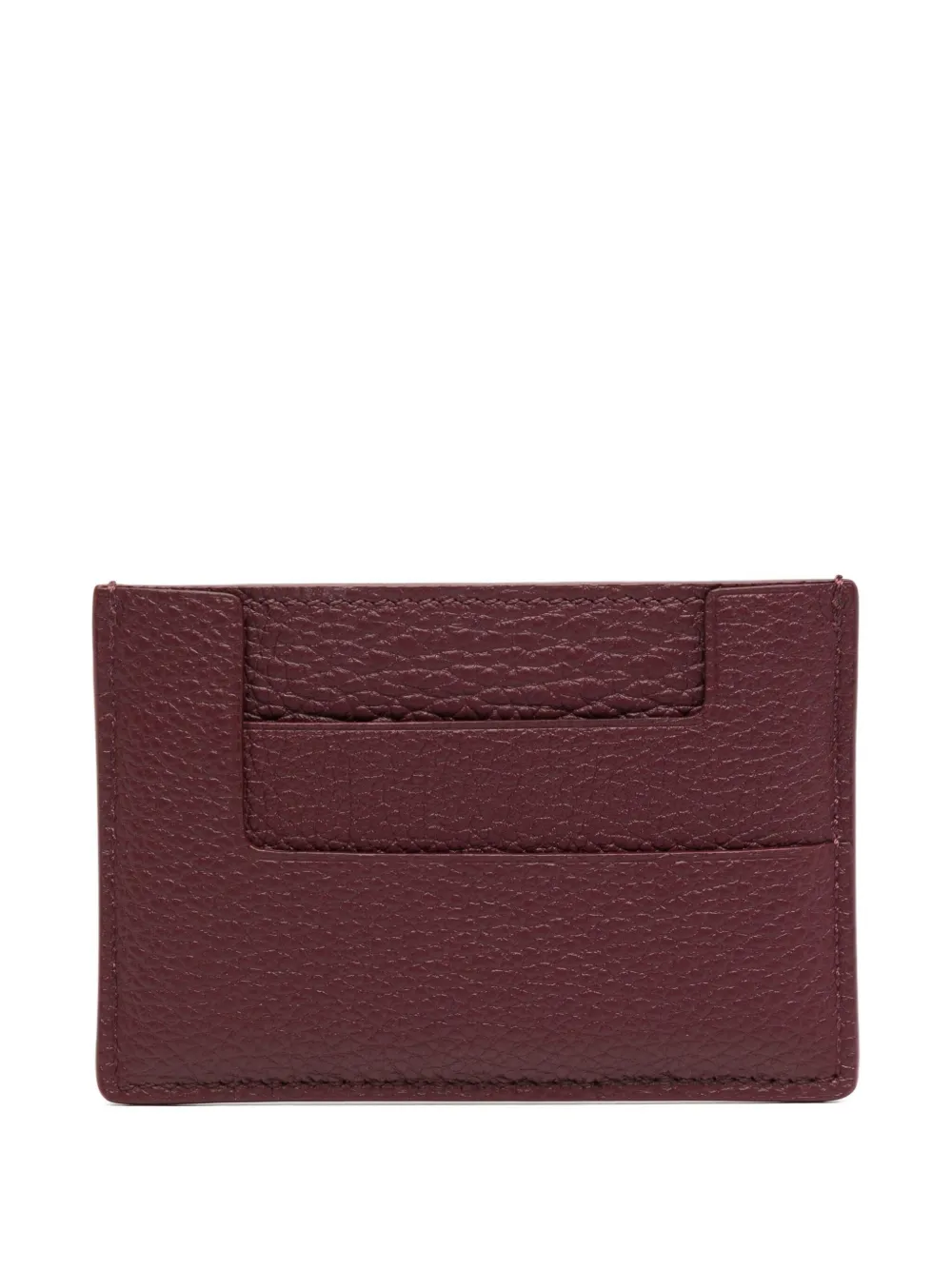 TOM FORD Pasjeshouder met logoplakkaat Rood