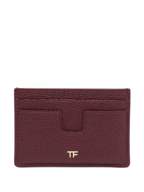 TOM FORD logo-plaque card holder