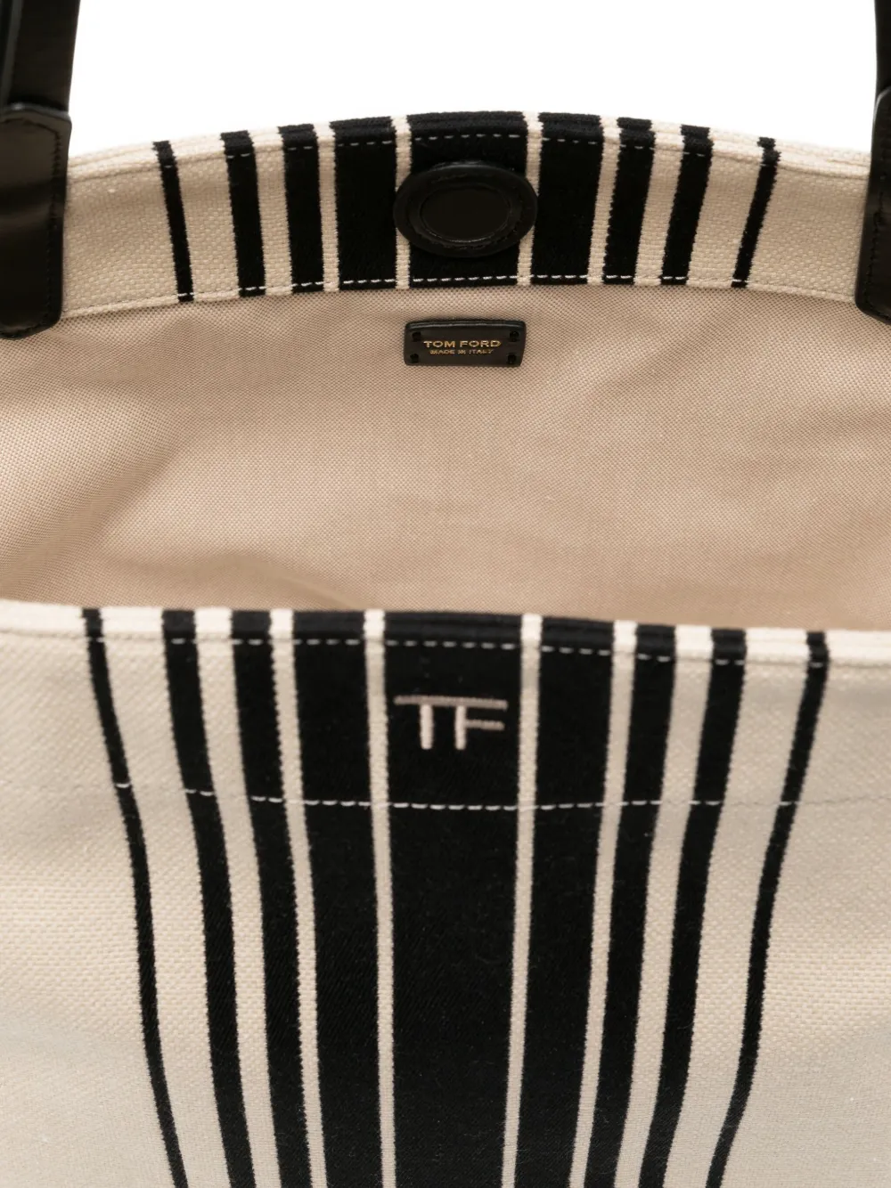 TOM FORD Shopper met jacquard Beige