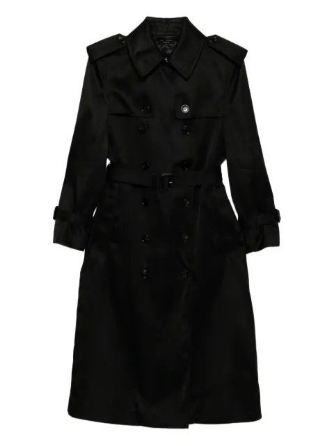 TOM FORD leather undercollar trench coat 