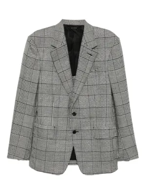 TOM FORD チェック柄ジャケット グレー Tom Ford（トム・フォード）メンズ テーラードジャケット ブレザー