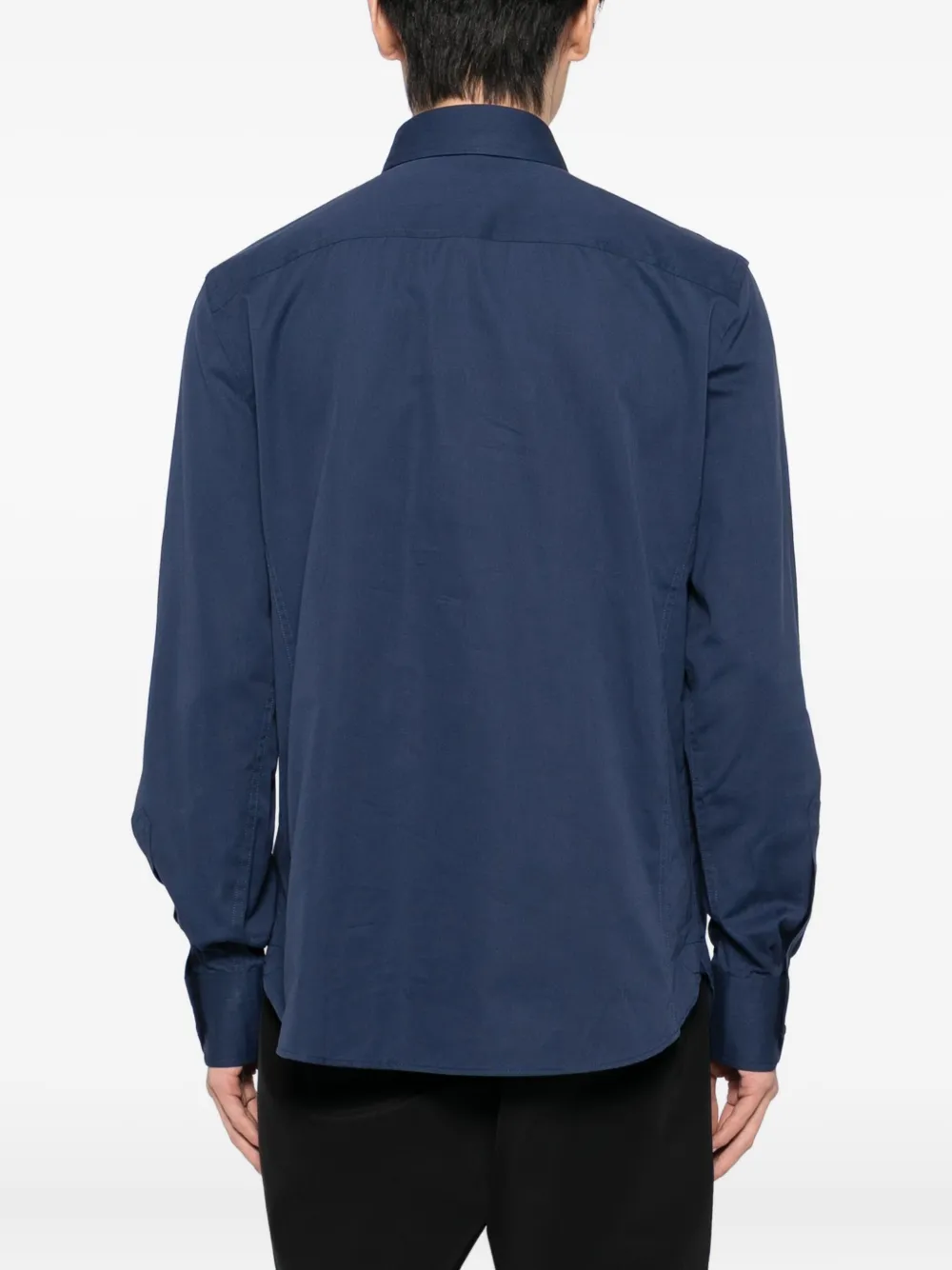 TOM FORD Legershirt Blauw