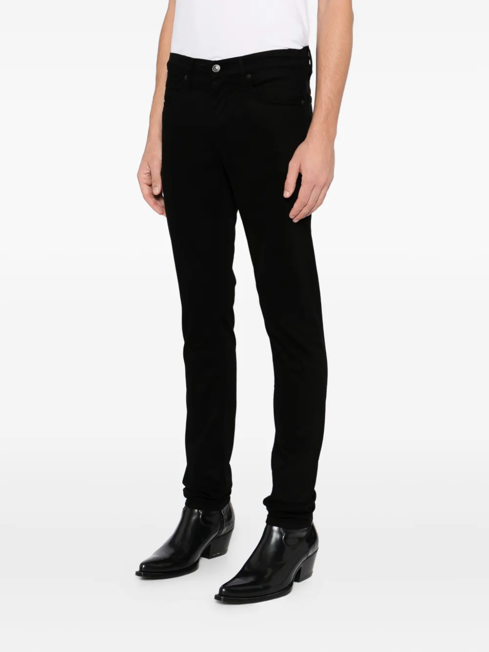 TOM FORD Jeans met logopatch Zwart