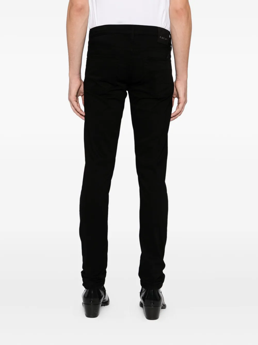 TOM FORD Jeans met logopatch Zwart
