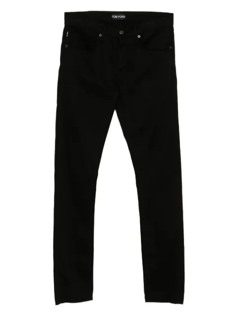 TOM FORD logo-patch trousers