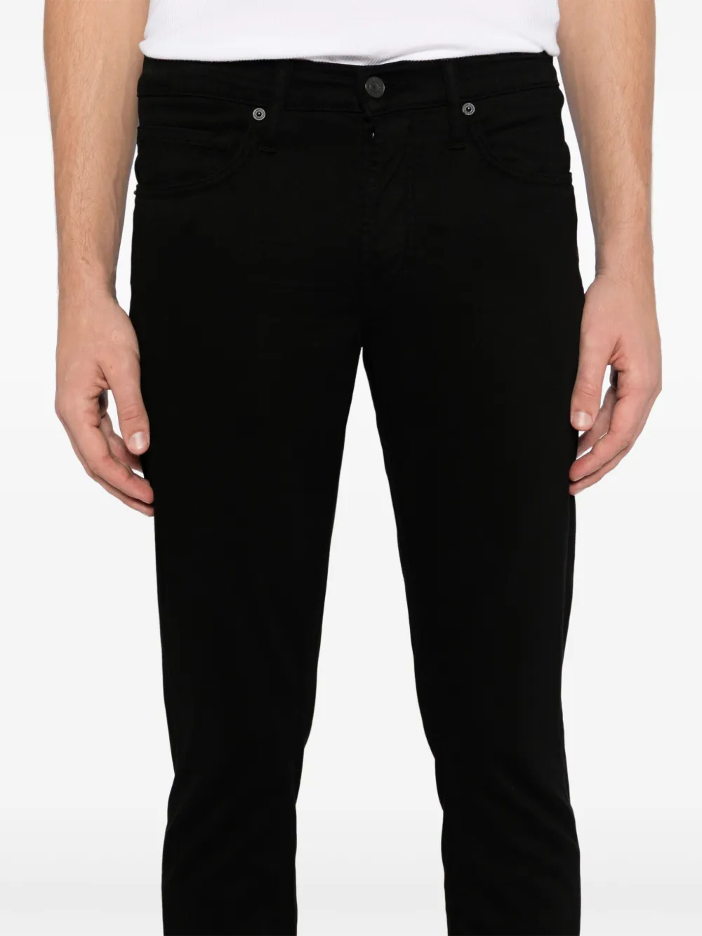 TOM FORD Jeans met logopatch Zwart