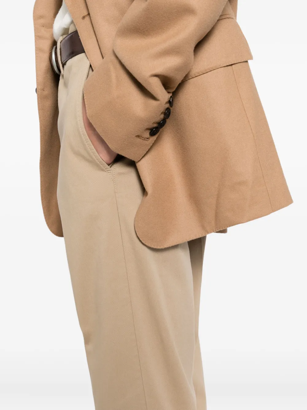 TOM FORD Broek met toelopende pijpen Beige
