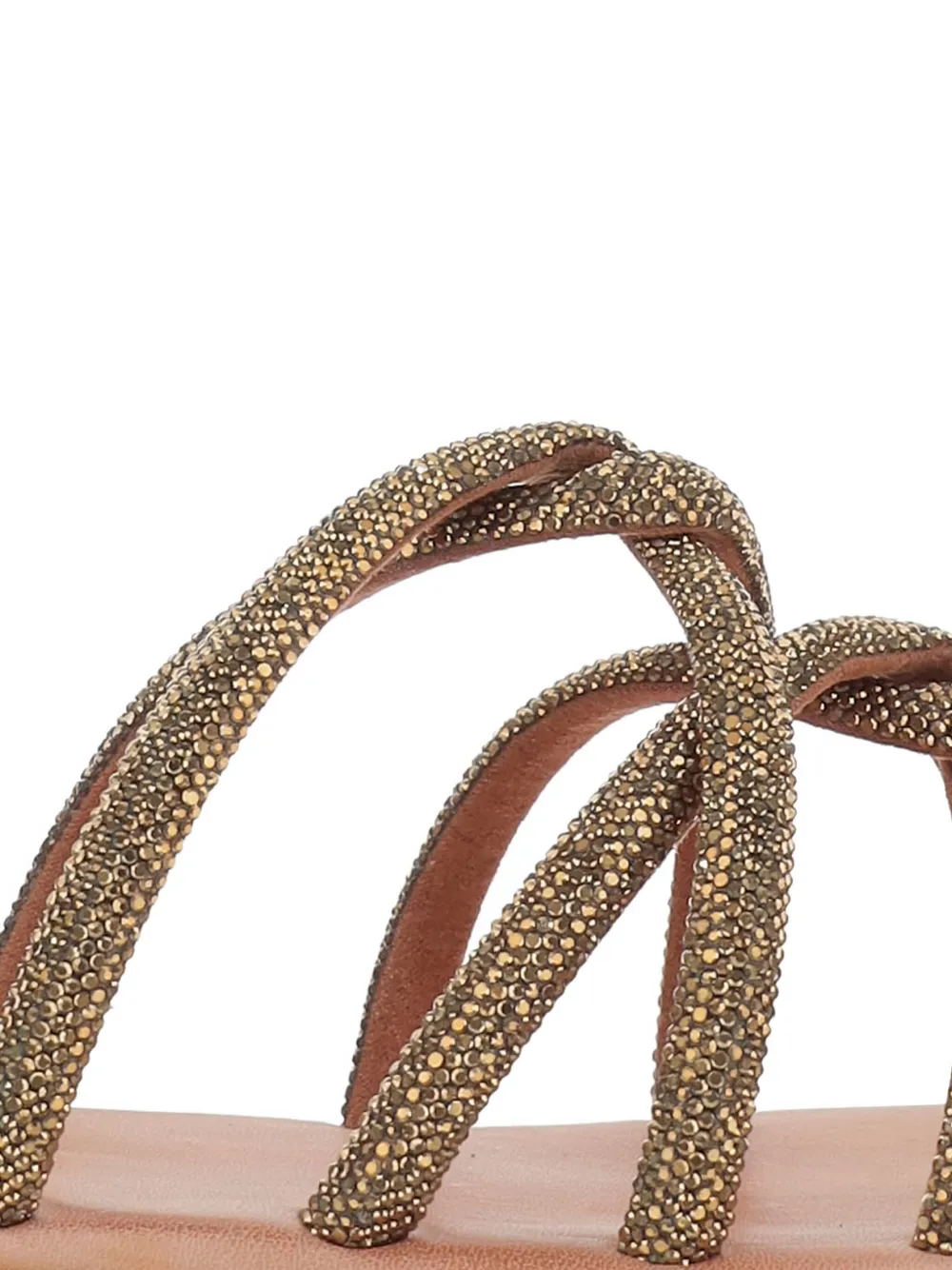 Kimaï rhinestone-embellished sandals Brown